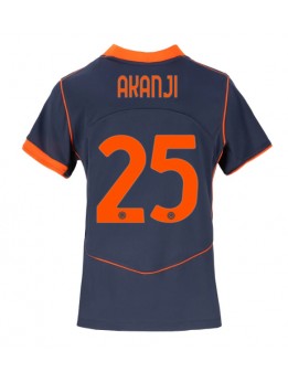 Inter Milan Manuel Akanji #25 Replika Tredje Kläder Dam 2025-26 Kortärmad